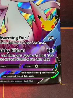 Dark Sylveon V SWSH134 Pokemon Celebrations Promo Jumbo Card - Image 5