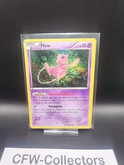 Pokemon Mew Holo Rare TCG Card 29/124 XY Fates Collide 2016 - Image 1