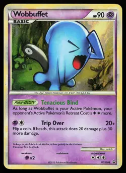 Wobbuffet HGSS04 Holo Black Star Promo Pokemon Card - Image 1