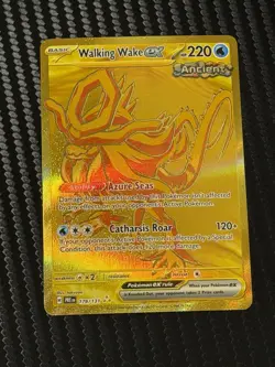 Pokemon TCG Walking Wake EX Hyper Rare Holo Prismatic Card 178/131 Evolutions - Image 1