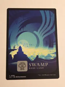 Swamp (Full Art) X1 LCI MTG The Lost Caverns Of Ixalan - Image 1