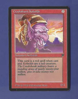 1994 Magic the Gathering - Crookshank Kobolds - Summon Kobolds - Legends MTG - Image 1