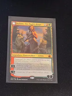 Arlinn, the Pack's Hope, Innistrad: Midnight Hunt, Regular, Mythic, #211, NM - Image 1