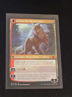 Arlinn, the Pack's Hope, Innistrad: Midnight Hunt, Regular, Mythic, #211, NM - Image 2