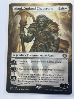 Ajani, Outland Chaperone (Borderless) Lorwyn Eclipsed Regular - Image 1