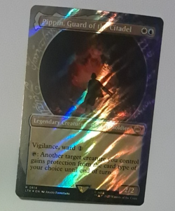 Pippin, Guard of the Citadel Showcase Surge Foil NM LOTR Lord of the Rings MTG - Image 1
