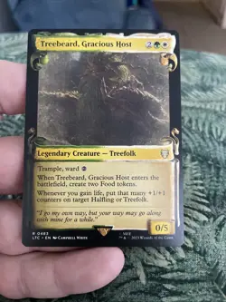 Treebeard, Gracious Host 0483 Showcase Scrolls Lord of the Rings MTG UNPLAYED - Image 1