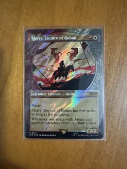 Merry, Esquire of Rohan 0817 Surge Foil NM Pack Fresh Showcase LTR - Image 1