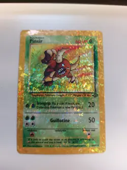 Pinsir 25/64 HOLO Prism Jungle Vending Pokemon Sticker Card Vintage 1995 TCG - Image 1