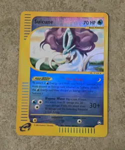 [ NM ] Suicune 37/147 Aquapolis Reverse Holo Pokemon Card - Image 1
