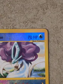 [ NM ] Suicune 37/147 Aquapolis Reverse Holo Pokemon Card - Image 2