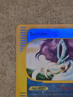 [ NM ] Suicune 37/147 Aquapolis Reverse Holo Pokemon Card - Image 3