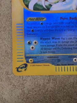 [ NM ] Suicune 37/147 Aquapolis Reverse Holo Pokemon Card - Image 5