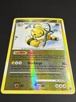Electivire 2007 Secret Wonders 25/132 Reverse Holo Pokemon TCG LP - Image 2
