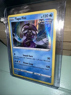 Pokemon TCG Tapu Fini Chilling Reign 040/198 Holo Holo Rare - Pack Fresh - Image 2