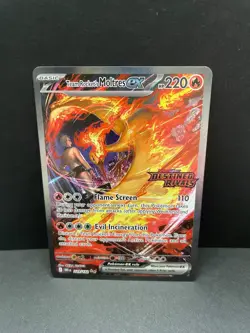 Pokemon TCG: Team Rocket’s Moltres Ex 229/182 SIR Stamped (Destined Rivals) - Image 1