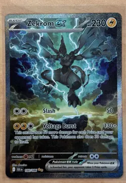 Pokemon Zekrom EX 166/086 Black Bolt Special Illustration Rare English Edition - Image 1