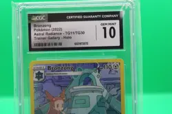 Pokemon Bronzong SWSH10: Astral Radiance Trainer Gallery #TG11/TG30 CGC Mint 10 - Image 2