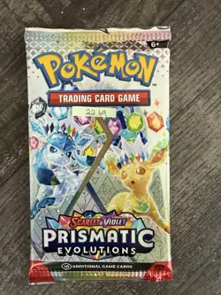 Heavy 22.69! Pokemon Prismatic Evolutions Booster Pack Sealed! Demi-God PackU! - Image 3