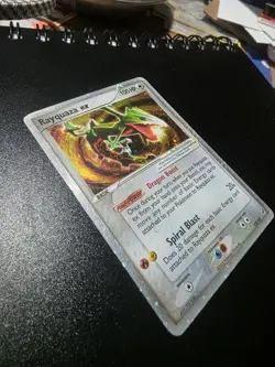 Pokemon EX Rayquaza 102/107 Rare Holo Card Deoxys - Image 2