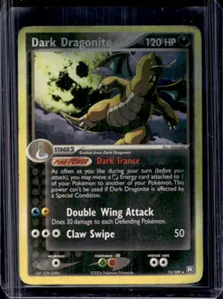 2004 Pokemon EX Team Rocket Returns Dark Dragonite #15/109 - Image 1