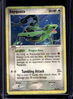 2005 Pokemon EX Deoxys Rayquaza #22/107 - Image 1