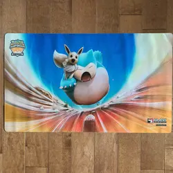 Play! Pokemon TCG Regional Championships 2019 Eevee & Snorlax Playmat - Image 1