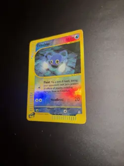 Pokemon Karte Chinchou 70/147 Aquapolis Pokemon Holo Englisch Vintage TCG 2002 - Image 3