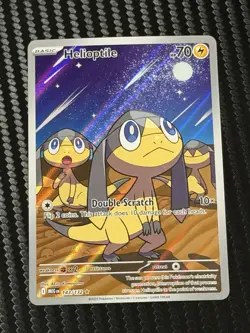 Pokemon MEGA EVOLUTION Helioptile 143/132 English NM Illustration Rare - Image 1