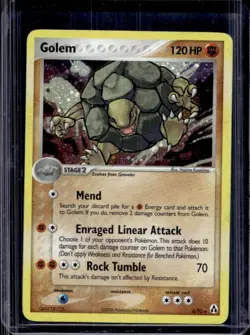 2006 Pokemon EX Legend Maker Golem Holo #6/92 - Image 1