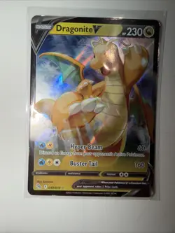 Dragonite V 049/078 Pokemon GO Ultra Rare Pokemon TCG NM - Image 1