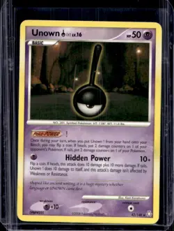2008 Pokemon Diamond & Pearl Legends Awakened Unown ! #42/146 - Image 1