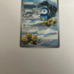 2025 Pokemon Phantasmal Flames Piplup Illustration Rare 098/094 English (B) - Image 3