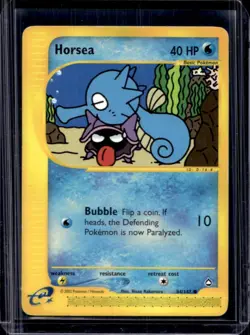 2003 Pokemon Aquapolis Horsea #84/147 - Image 1