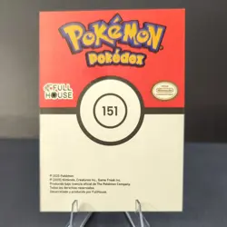 2025 POKEMON POKEDEX Kanto #151 MEW Peru Edition Gold Holo - Image 2