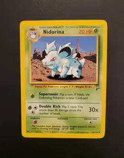 Pokemon TCG - NIDORINA - 53/130 - UNLIMITED - WOTC - BASE SET 2 (2000) - LP - Image 3