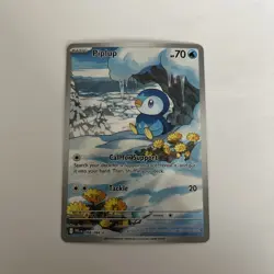 2025 Pokemon Phantasmal Flames Piplup Illustration Rare 098/094 English (C) - Image 1