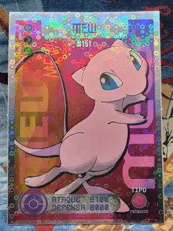 Pokemon Pokedex Peru Mew Foil Circles #151 o;L - Image 1