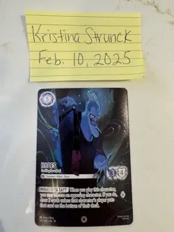 ICONIC Hades - Looking for a Deal 242/204 Disney Lorcana Whispers in the Well NM - Image 1