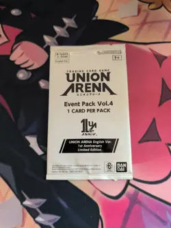 Union Arena Event Pack Vol. 4 1st Anniversary Limited Editon Sealed Packs - Image 1