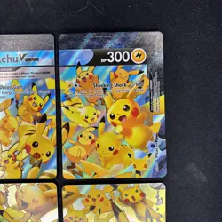 Pikachu V-Union [Set of 4] SWSH: Sword & Shield Promo Cards Holo - Image 4