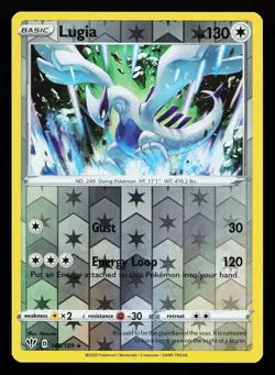Lugia 140/189 Rare Reverse Holo Darkness Ablaze Pokemon Card - Image 1