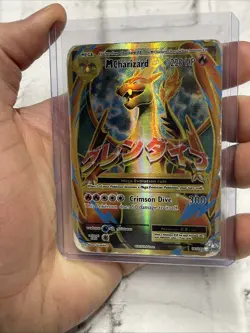 Pokemon TCG Evolutions M Charizard EX Full Art Holo Card 101/108 HP Condition - Image 1