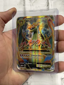 Pokemon TCG Evolutions M Charizard EX Full Art Holo Card 101/108 HP Condition - Image 2
