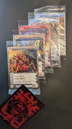 Chaotic Fire And Stone 3 Card Promo Lot Of 30x Sealed Packs - Image 1