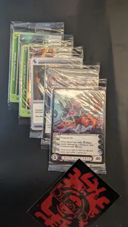 Chaotic Fire And Stone 3 Card Promo Lot Of 30x Sealed Packs - Image 2