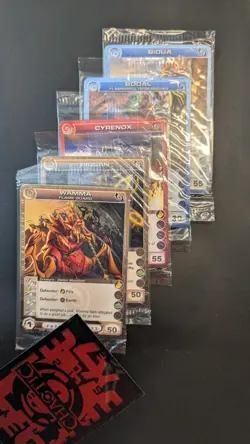 Chaotic Fire And Stone 3 Card Promo Lot Of 30x Sealed Packs - Image 3