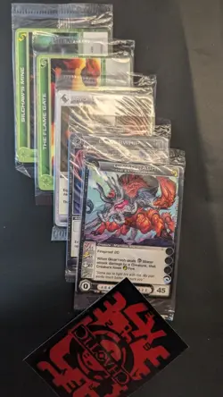 Chaotic Fire And Stone 3 Card Promo Lot Of 30x Sealed Packs - Image 4