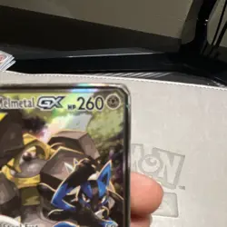 Pokemon Lucario & Melmetal GX TAG TEAM Promo Holo Card SM192 260HP - Image 3