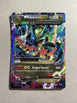 Pokemon Mega Rayquaza EX Roaring Skies XY 2015 Ultra Rare Card 61/108 - Image 1